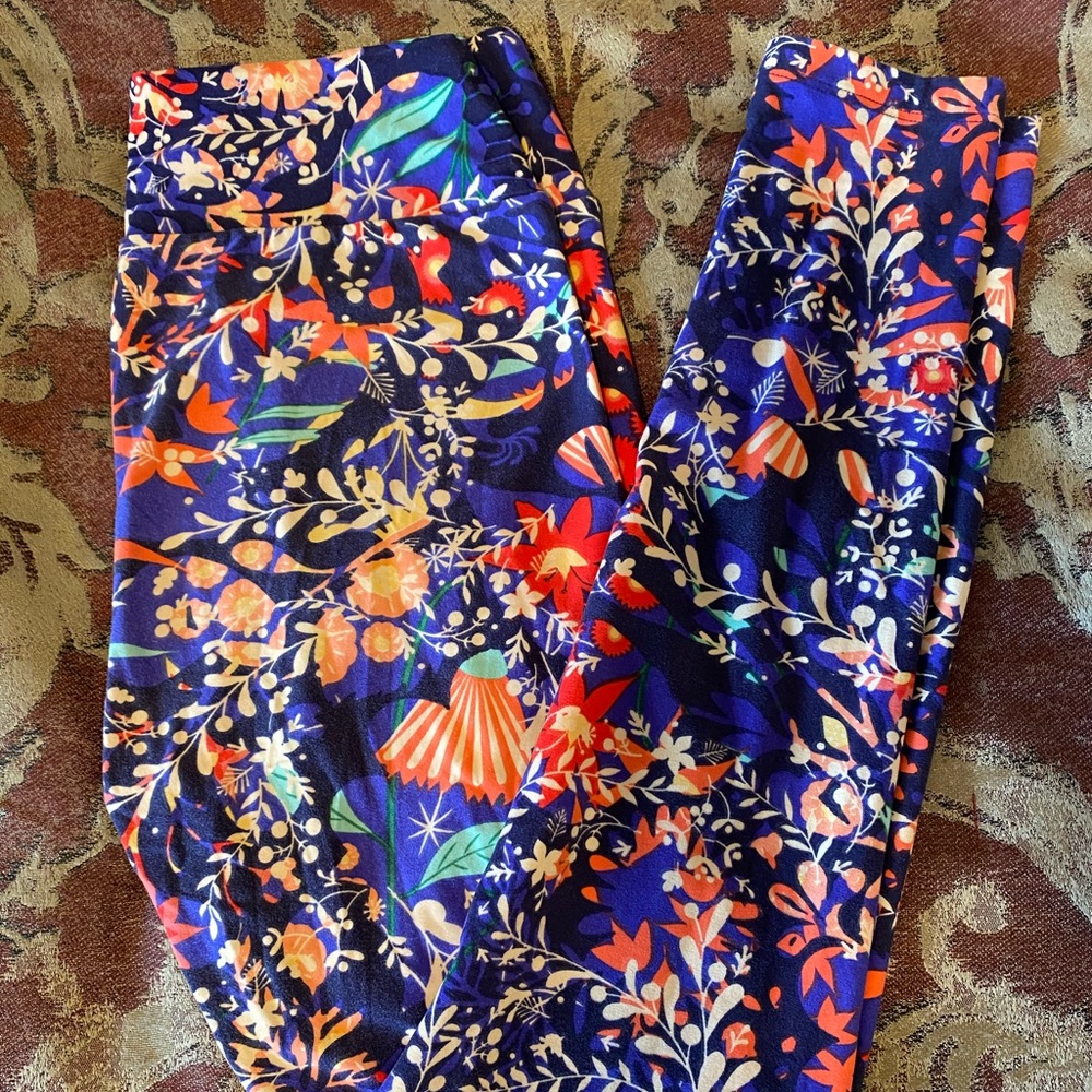 LuLaRoe floral OS soft Leggings